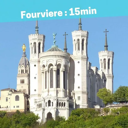 19sisley - Calme & Cosy - 3ch 8p Metro Parking X2 Lyon