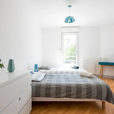 19sisley - Calme & Cosy - 3ch 8p Metro Parking X2 * Lyon