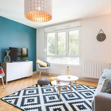 Apartment 19sisley - Calme & Cosy - 3ch 8p Metro Parking X2