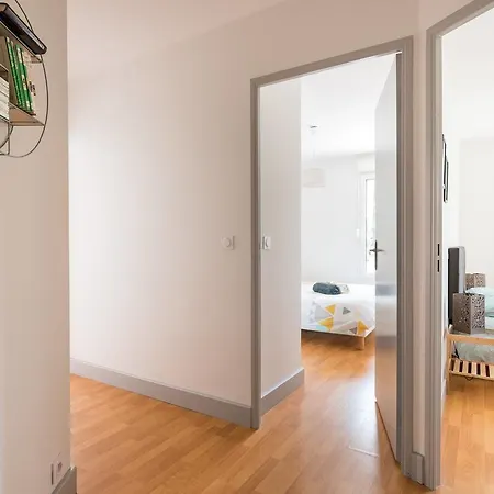 19sisley - Calme & Cosy - 3ch 8p Metro Parking X2 Lyon